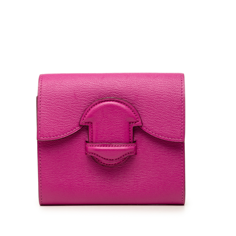 Pre-Loved Hermes Chevre Mysore 1938 Compact Wallet